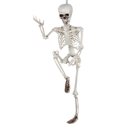 Halloween Skelet Wit 90cm van Boland koop je bij Partywinkel