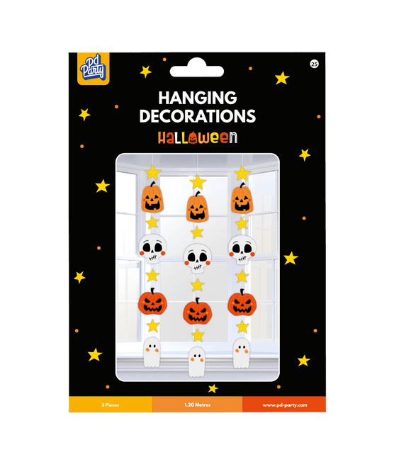 Halloween Slinger 1,2m van Paper Dreams koop je bij Partywinkel