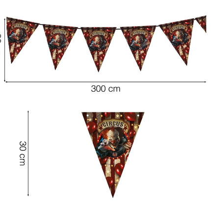 Halloween Slinger Clown 3m van Fiestas Guirca koop je bij Partywinkel