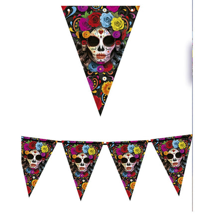 Halloween Slinger Doodshoofden 3m van Fiestas Guirca koop je bij Partywinkel