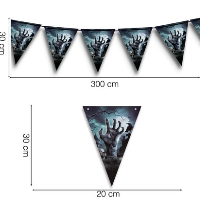 Halloween Slinger Kerkhof 3m van Fiestas Guirca koop je bij Partywinkel
