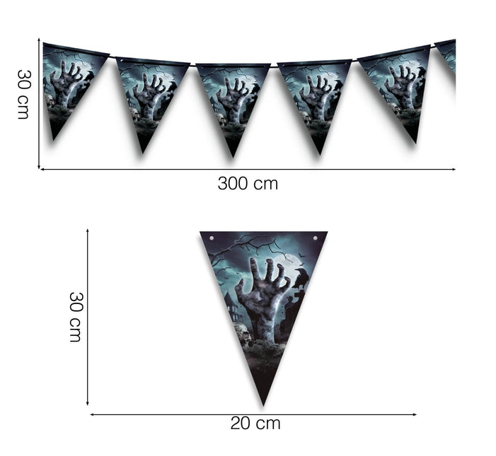 Halloween Slinger Kerkhof 3m van Fiestas Guirca koop je bij Partywinkel