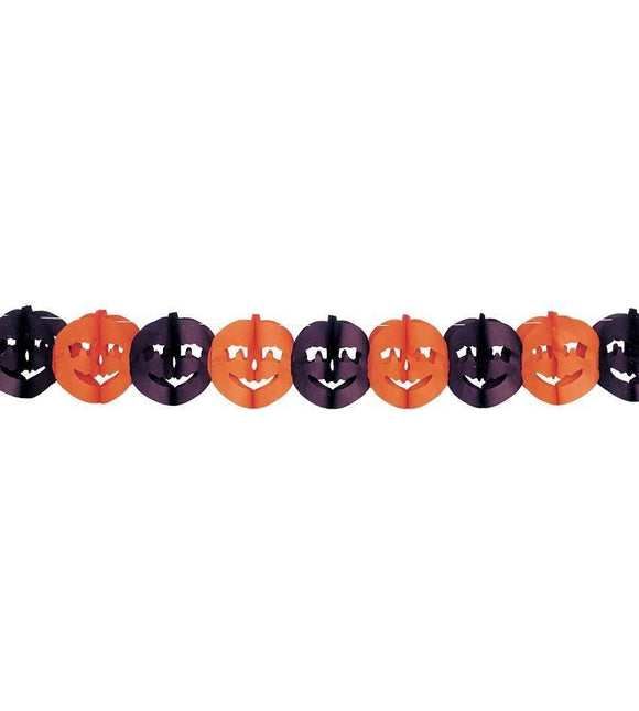Halloween Slinger Pompoen 3m van Fiestas Guirca koop je bij Partywinkel