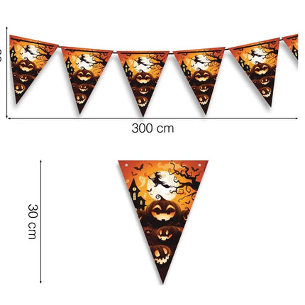 Halloween Slinger Pompoenen 3m van Fiestas Guirca koop je bij Partywinkel