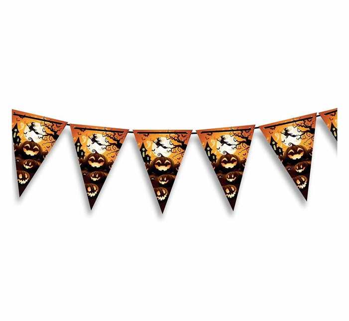 Halloween Slinger Pompoenen 3m van Fiestas Guirca koop je bij Partywinkel