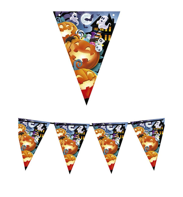 Halloween Slinger Pompoenen 3m van Fiestas Guirca koop je bij Partywinkel