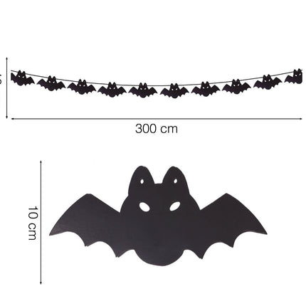 Halloween Slinger Vleermuis 3m van Fiestas Guirca koop je bij Partywinkel