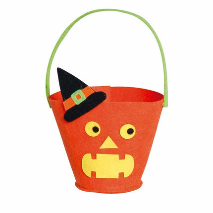 Halloween Snoep Emmer Pompoen 20cm van Fiestas Guirca koop je bij Partywinkel