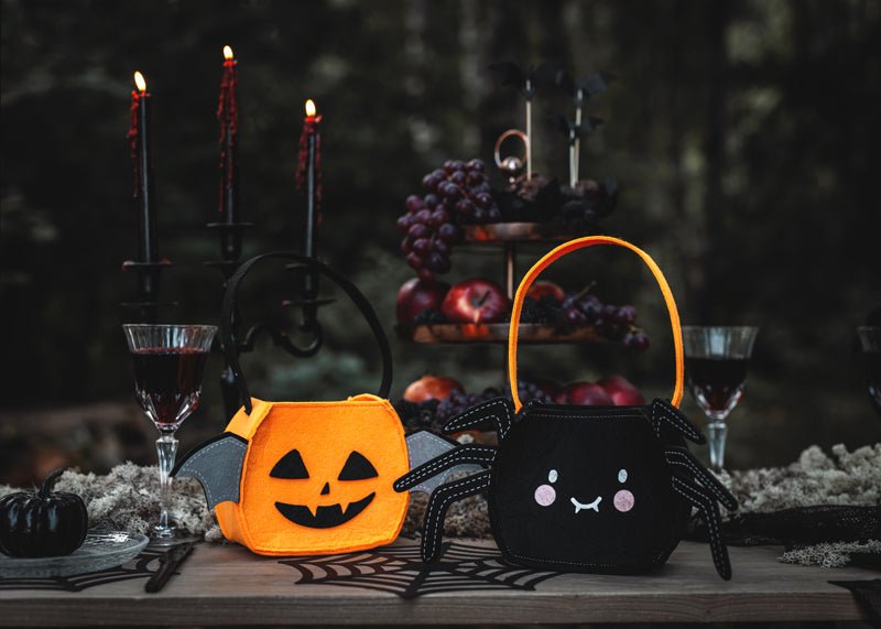 Halloween Snoepbakje Zwart Spin van Partydeco koop je bij Partywinkel