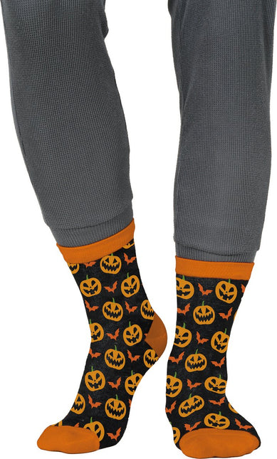 Halloween Sokken Pompoen van Fiestas Guirca koop je bij Partywinkel