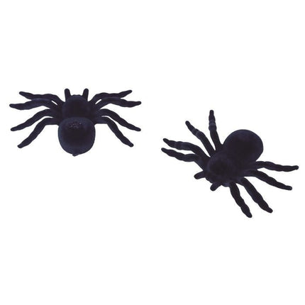 Halloween Spinnen Set 10cm 2 delig van Fiestas Guirca koop je bij Partywinkel