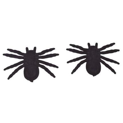Halloween Spinnen Set 10cm 2 delig van Fiestas Guirca koop je bij Partywinkel