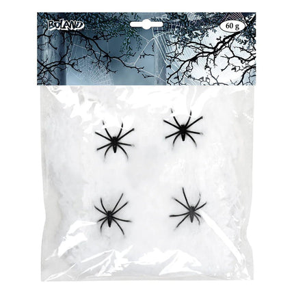 Halloween Spinnenweb 5 delig van Boland koop je bij Partywinkel