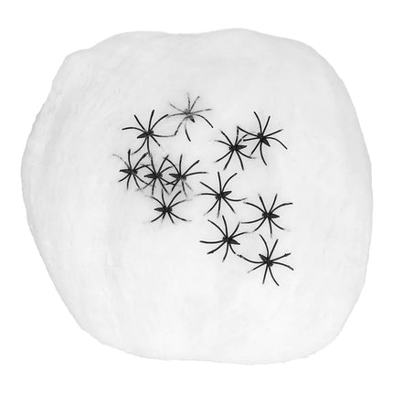 Halloween Spinnenweb Met 25 Spinnen van Boland koop je bij Partywinkel