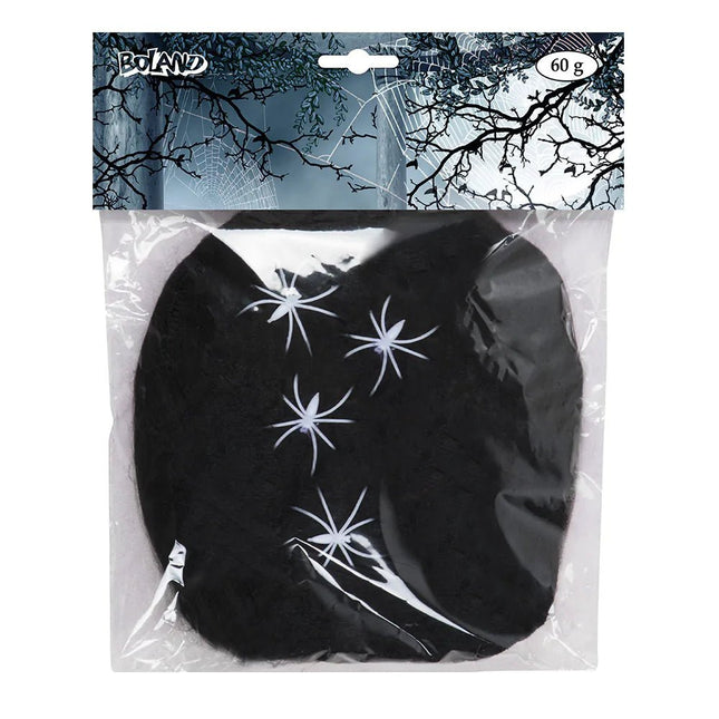 Halloween Spinnenweb Met Spinnen 5 delig van Boland koop je bij Partywinkel
