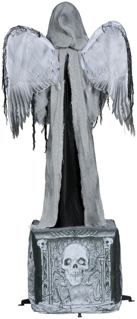 Halloween Pop Standbeeld Engel Met Licht En Geluid 1,7m van Fiestas Guirca koop je bij Partywinkel