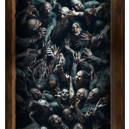 Halloween Sticker Zombies 90cm van Fiestas Guirca koop je bij Partywinkel