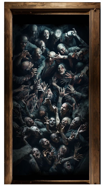 Halloween Sticker Zombies 90cm van Fiestas Guirca koop je bij Partywinkel