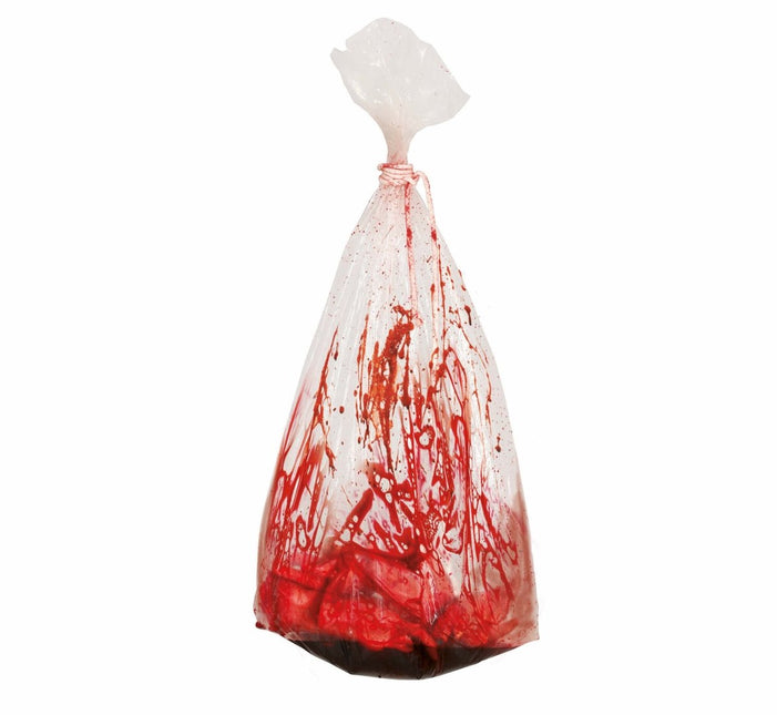 Halloween Tafeldecoratie Nep Bloedzak van Fiestas Guirca koop je bij Partywinkel