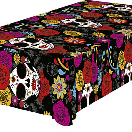 Halloween Tafelkleed Bloemen 2,74m van Fiestas Guirca koop je bij Partywinkel