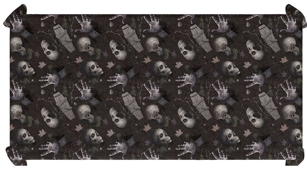 Halloween Tafelkleed Kerkhof 2,74m van Fiestas Guirca koop je bij Partywinkel