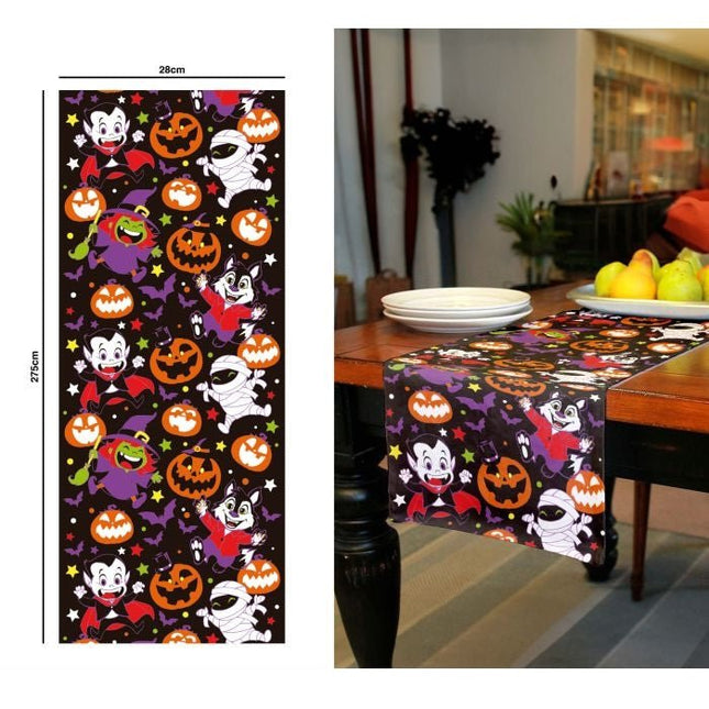 Halloween Tafelloper Monsters 2,75m van Fiestas Guirca koop je bij Partywinkel