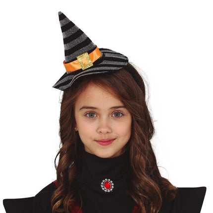 Halloween Tiara Heksenhoed Kind van Fiestas Guirca koop je bij Partywinkel