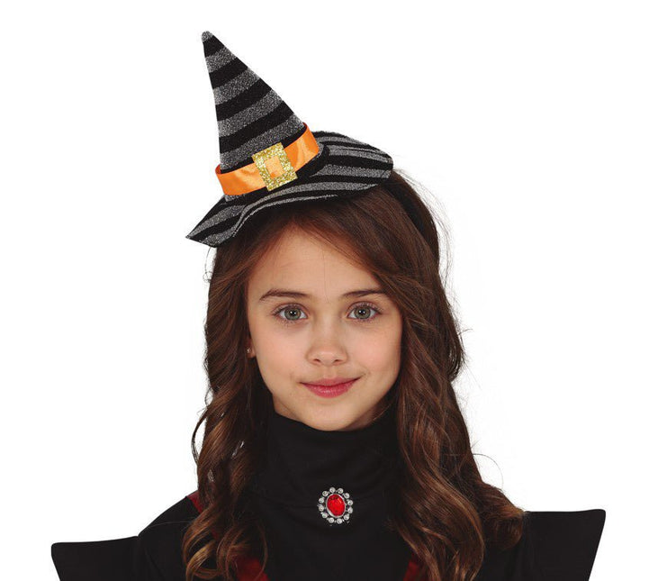 Halloween Tiara Heksenhoed Kind van Fiestas Guirca koop je bij Partywinkel