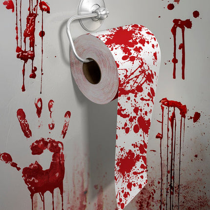 Halloween Toiletpapier Met Bloed van WeFiesta koop je bij Partywinkel