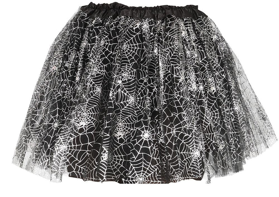 Halloween Tutu Meisje Spinnenweb 30cm van Fiestas Guirca koop je bij Partywinkel
