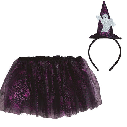 Halloween Verkleedset Meisje 30cm 2 delig van Fiestas Guirca koop je bij Partywinkel