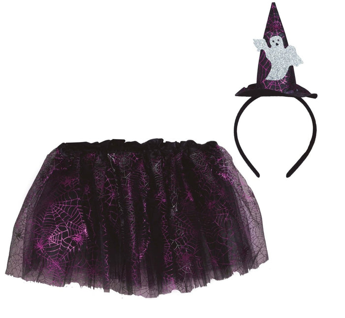 Halloween Verkleedset Meisje 30cm 2 delig van Fiestas Guirca koop je bij Partywinkel