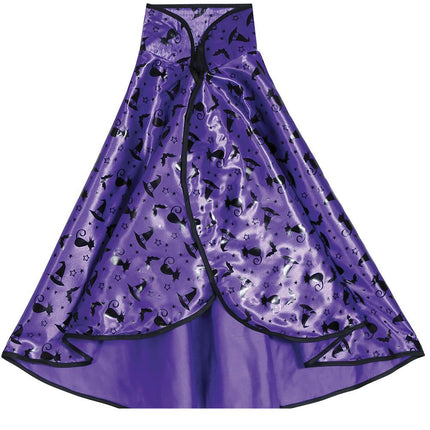 Halloween Verkleedset Paars Meisje Heks 2 delig van Fiestas Guirca koop je bij Partywinkel