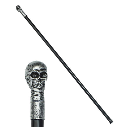 Halloween Wandelstok Schedel van Widmann koop je bij Partywinkel