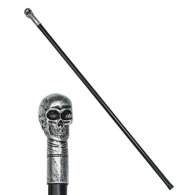 Halloween Wandelstok Schedel van Widmann koop je bij Partywinkel