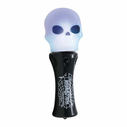 Halloween Zaklamp Schedel 14cm van Fiestas Guirca koop je bij Partywinkel