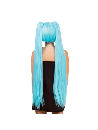 Hana Wig, Light Blue, 99 cm