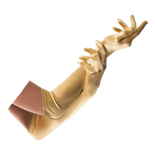 Handschoenen Lang 40cm van Partychimp koop je bij Partywinkel