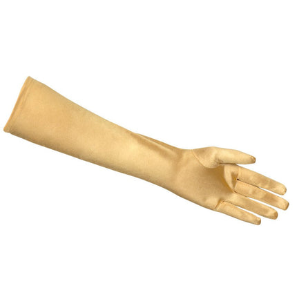 Handschoenen Lang Satijn Goud van Boland koop je bij Partywinkel