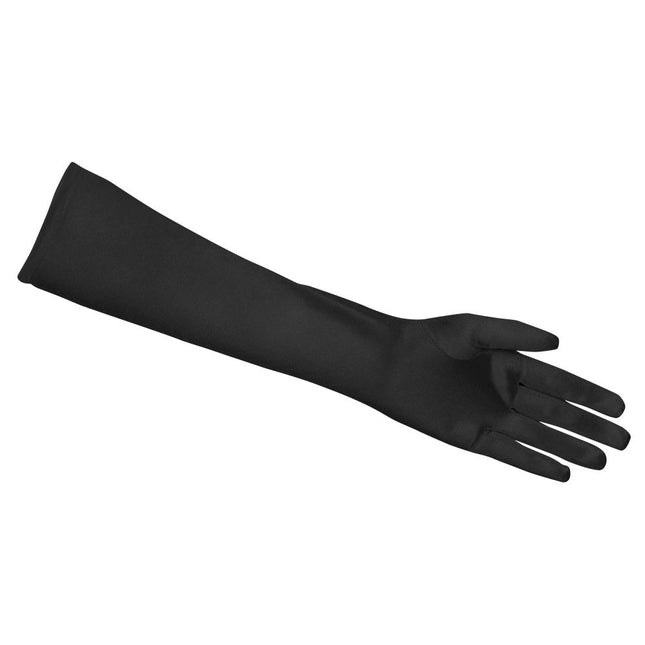 Handschoenen Lang Satijn Zwart van Boland koop je bij Partywinkel