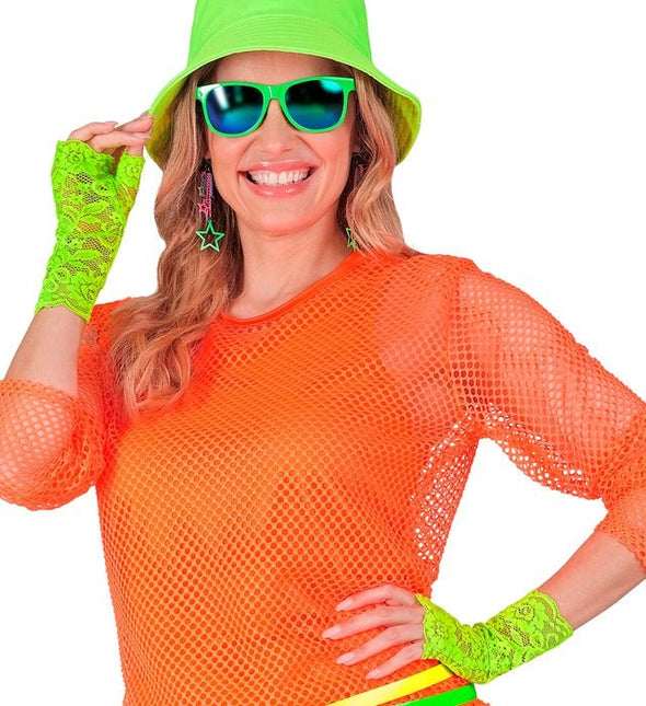 Handschoenen Neon Groen Kant van Widmann koop je bij Partywinkel