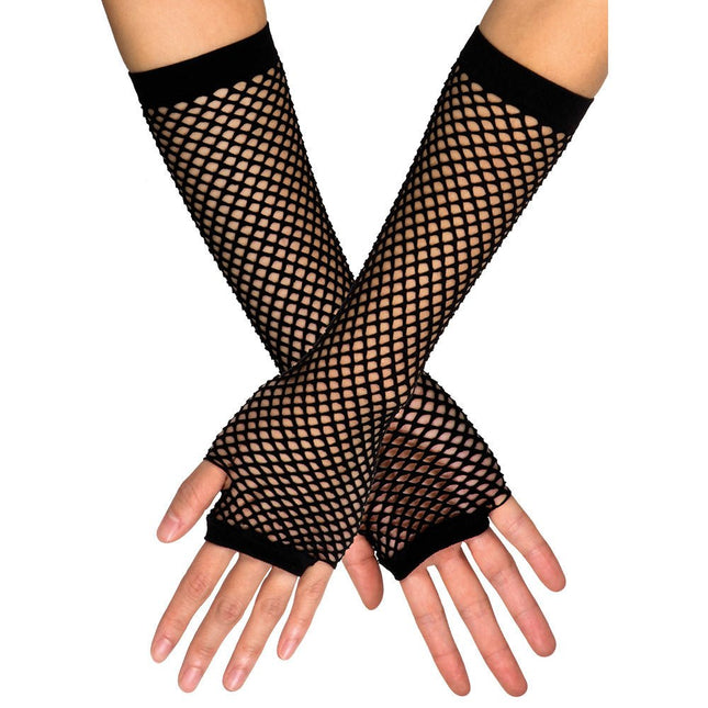 Handschoenen Visnet Zwart van Boland koop je bij Partywinkel