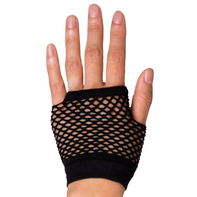 Handschoenen Visnet Zwart Kort van Boland koop je bij Partywinkel