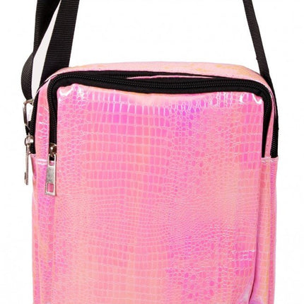 Handtasje Slangeleer Print Roze van PartyXplosion koop je bij Partywinkel