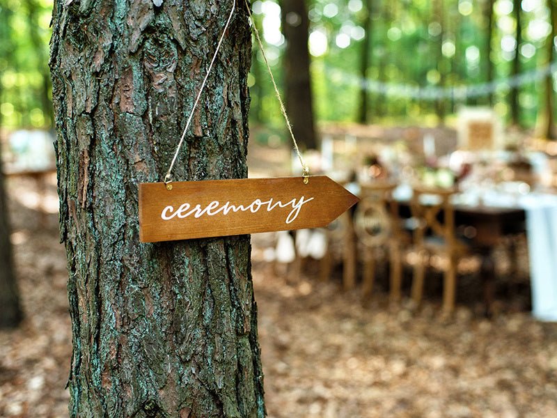 Hangbord Ceremony 36cm van Partydeco koop je bij Partywinkel