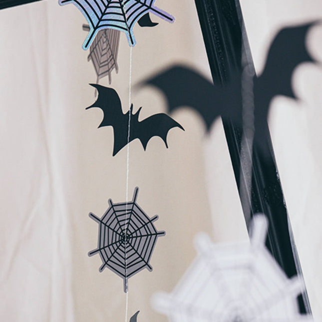 Hangdecoratie Happy Halloween 70cm - 2 stuks van Folat koop je bij Partywinkel
