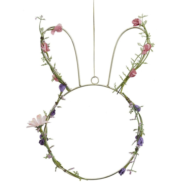 Hangdecoratie Konijn Metaal 32cm van Ginger Ray koop je bij Partywinkel
