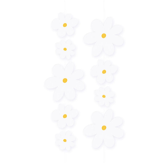 Hangdecoratie Madeliefjes 2m van WeFiesta koop je bij Partywinkel