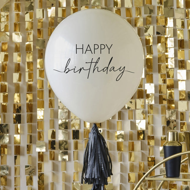 Happy Birthday Ballon 61cm van Ginger Ray koop je bij Partywinkel