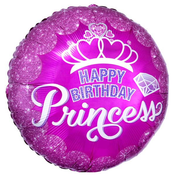 Happy Birthday Helium Ballon Roze Princess Leeg 43cm van Riethmueller koop je bij Partywinkel